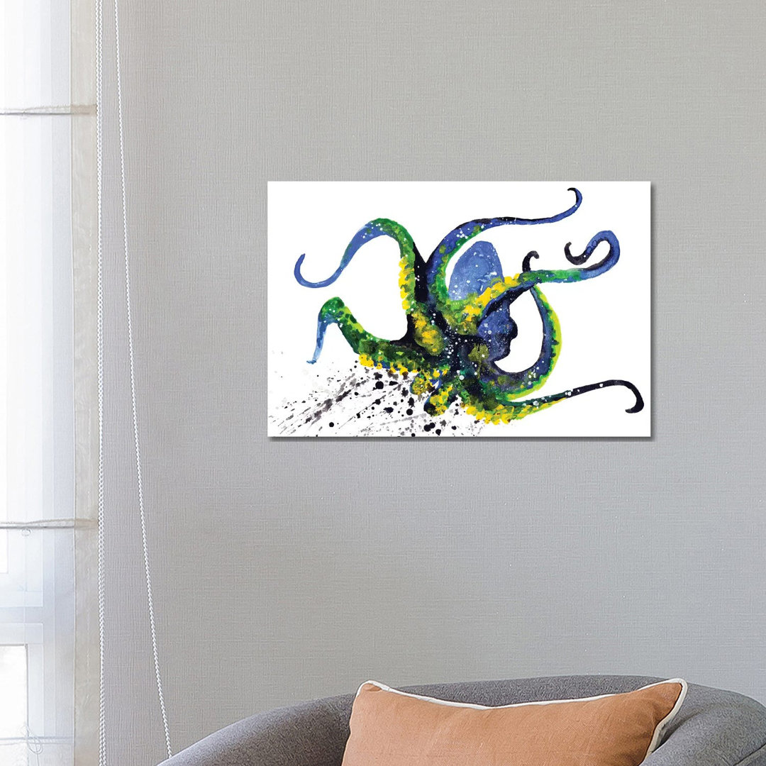 Cosmic Octopus II von Tanya Casteel - Galerie-verpackte Leinwand Giclée