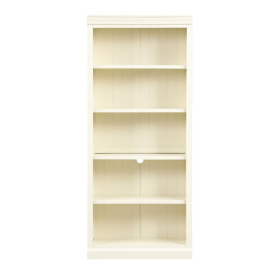 83.4" Tall Storage Bookcase With Led And Adjustable Shelving, Suitable For Office Home Aesthetic, Beige Yellow Decorative Bookshelf Strip Shelves, Cable Hole Clean Management, +