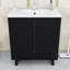 Meuble-lavabo en bois avec poignée invisible-326217036