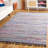 Karlhans Hand Woven Denim/Cotton Rug in Black/Pink-1698266796