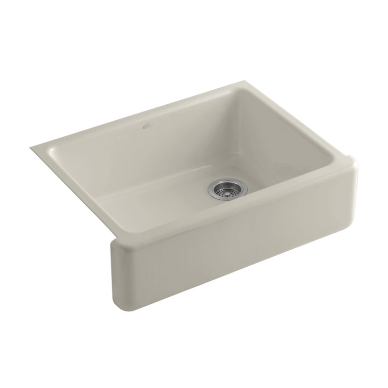 Whitehaven 29.69" L x 21.69" W Farmhouse Single Bowl Kitchen Sink, Sandbar