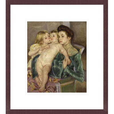 « La Caresse » de Mary Cassatt – Reproduction giclée encadrée