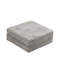 Canapé à compression Mahjong, canapé-lit convertible au sol, canapé modulaire modulaire désossé DIY, aucun assemblage requis, tissu polaire circulaire, 1 repose-pieds, gris clair-1028711437