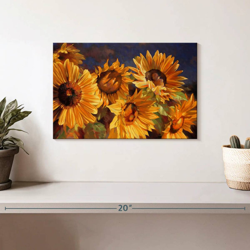 Harnek Sunflower Cluster, 8" H x 12" W