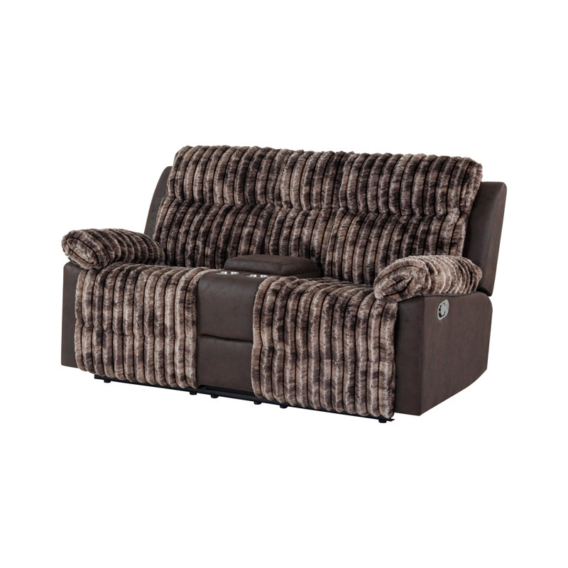 Causeuse inclinable Evoza - Brun