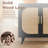 Shoe Storage Cabinet,With Two Doors And 4 Compartments Forstorage, Solid Wood Feet-156725684