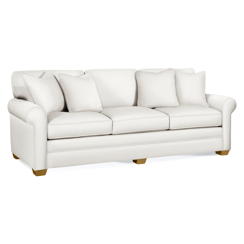 Bedford Upholstered 98'' Sofa, Honey, Elite Ivory; 0321-91