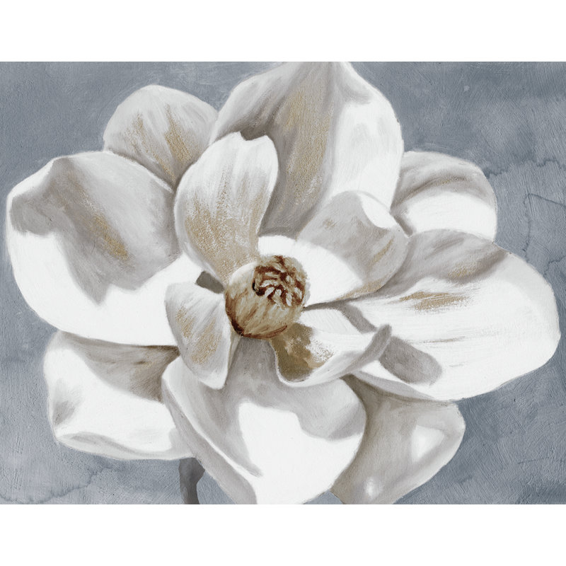 Large Flower by Unknown, 36" H x 48" W, No Mat, Walnut Single Picture Framed Paper