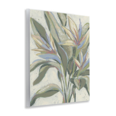 Plaque murale Pastel Paradise Plants, design par June Erica Vess