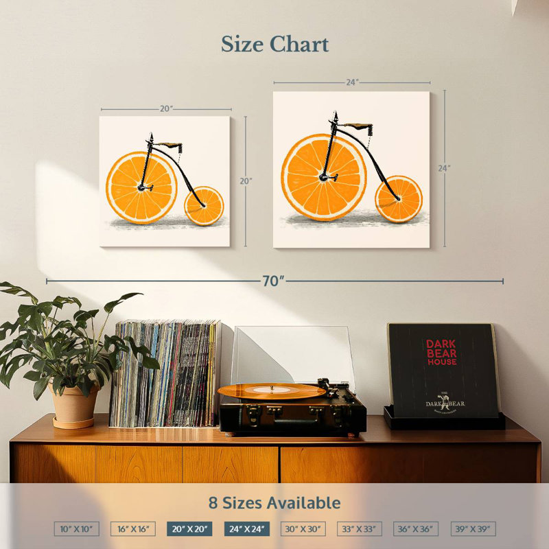 Vélo orange Mehar, H 20 po x l 20 po