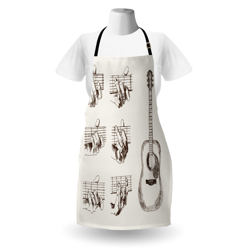 No Pattern Bib Apron