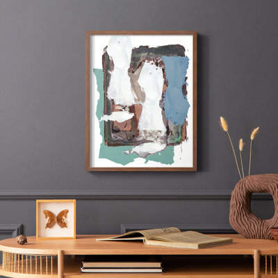 «Brights Soft Wash I», reproduction encadrée - bois massif