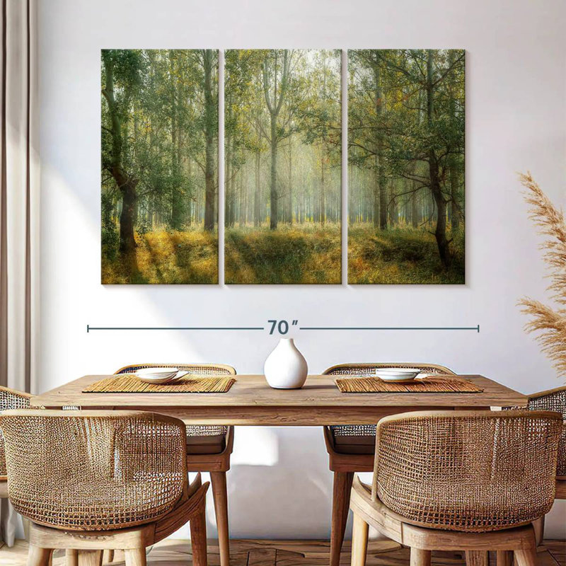 Alvord Green Forest Landscape, 42" H x 65" W