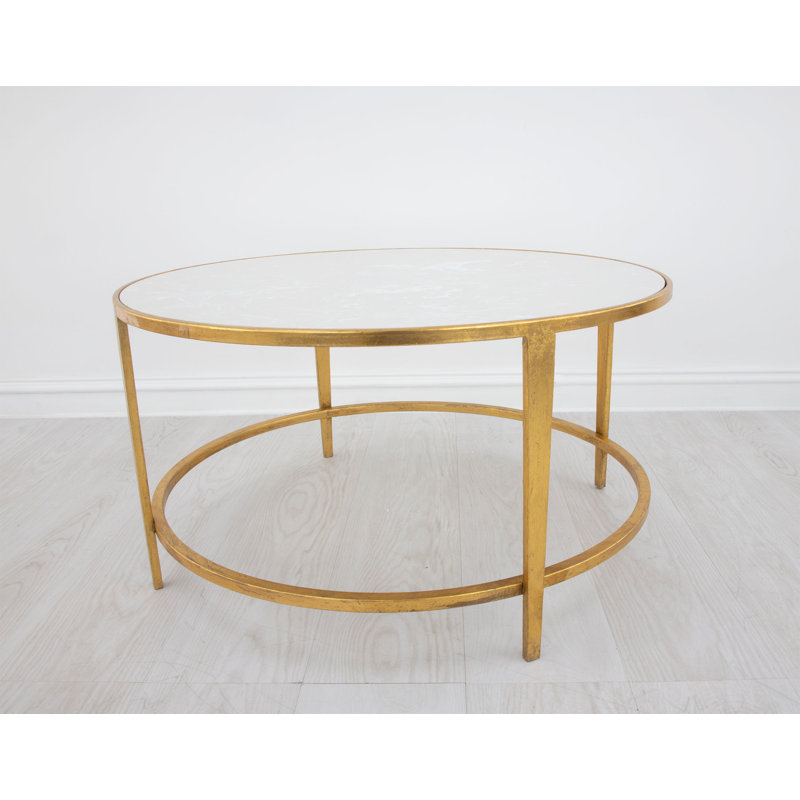 Augustine Coffee Table, Gold