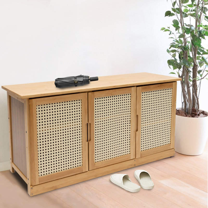 8 Pair Shoe Storage Bench