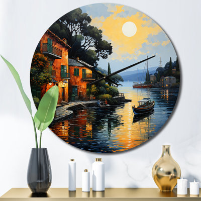Cobleskill - Port Landscape Wall Clock