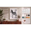 Zebra in Profile Botanical 1 Piece Wrapped Canvas Wall Art-970711343-970711342