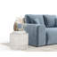 Two-seater square arms loveseat sofa-1391742295