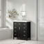 Meuble-lavabo 48 po avec lavabo, 2 portes et 8 tiroirs, système de fermeture en douceur, design classique, noir-1652314151