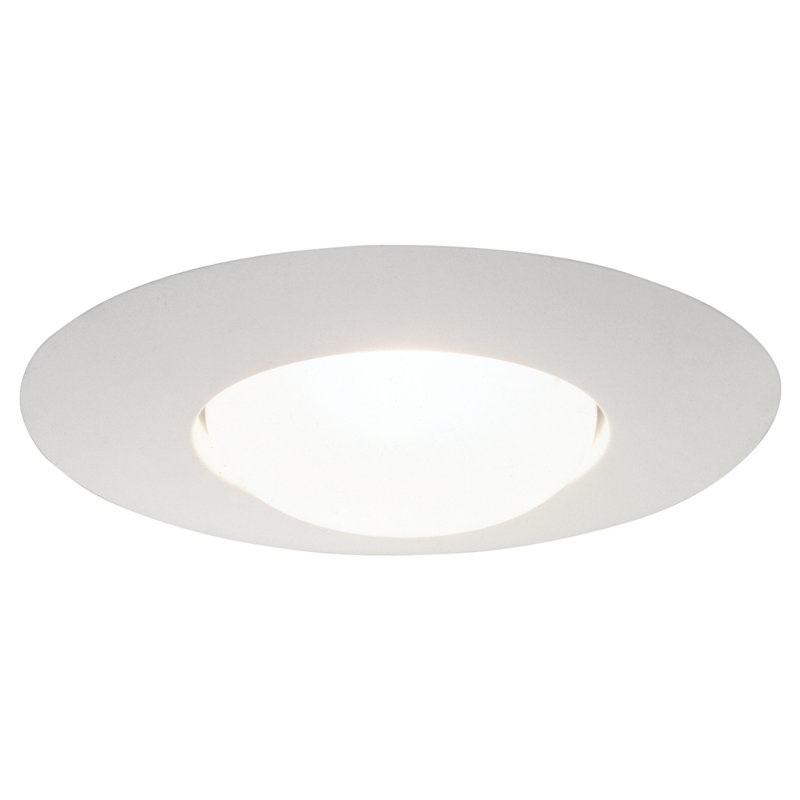6'' White Open Recessed Trim