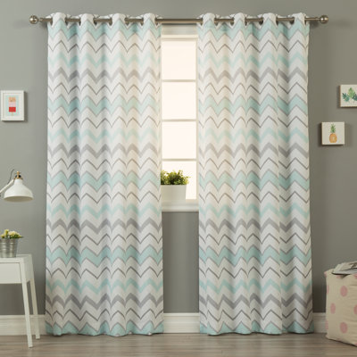 Sasha Semi Sheer Curtain Pair