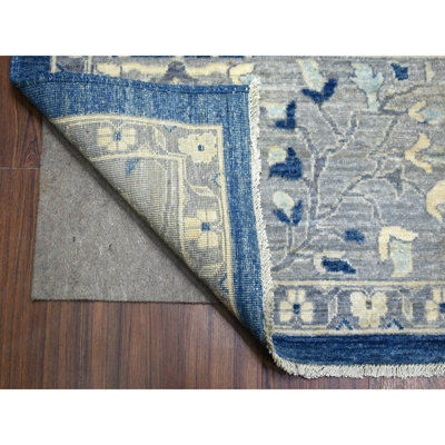 Stven One-of-a-Kind 10'2" X 13'6" New Age Wool Area Rug in Blue