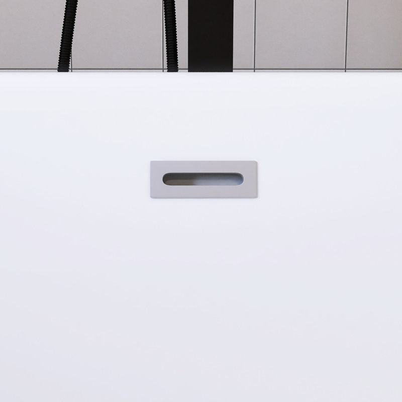 59" Acrylic Freestanding Soaking Bathtub