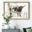 Longhorn Study I - Cadre photo, reproduction d'art sur toile-555041427-555041452