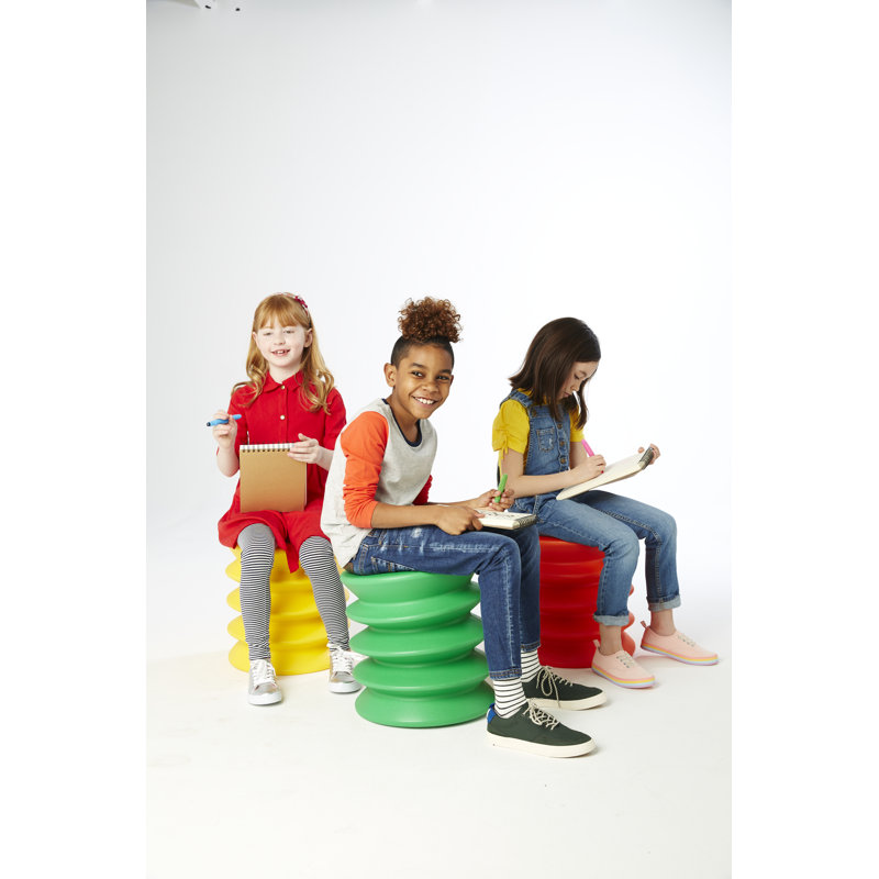 15" Classroom Stool, Green