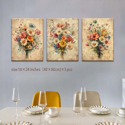 3 Piece Wrapped Canvas Print