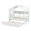 Lit simple en bois au design moderne avec lit gigogne et tablette de rangement-8058670-8058671