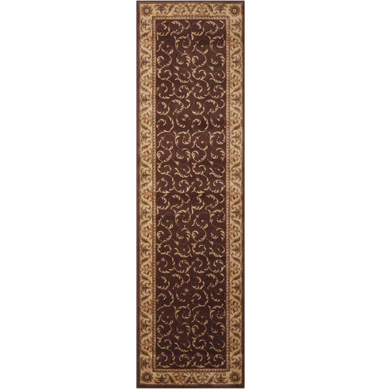 Tapis brun Arrowpoint, Tapis de couloir 2 pi 3 po x 8 pi