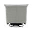 Fauteuil inclinable oscillant en chenille Talmon Oyster-1793674433