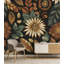 Papier peint auto-adhésif rétro avec motif floral pour murs, meubles et décoration intérieure-1617600564