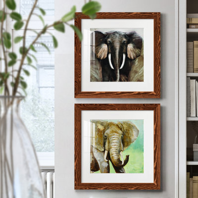 Majestic Encounter - reproduction encadrée de qualité supérieure - prête à être accrochée