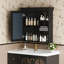 Armoire suspendue en bois durable avec tablettes réglables et conception classique pour des solutions de rangement polyvalentes-1007680114