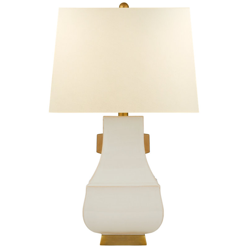 Chapman & Myers Kang Jug Large Table Lamp, Ivory