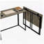 Bureau pliant peu encombrant, gris