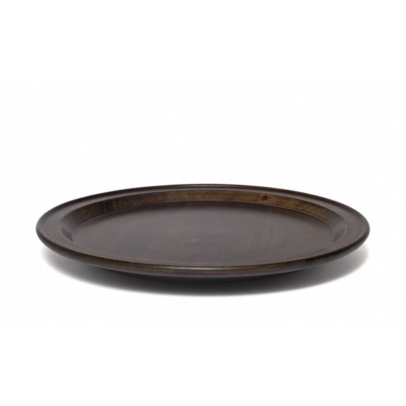Lipper International Wood Lazy Susan, Walnut