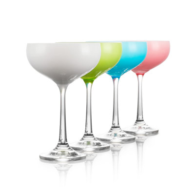 Ensemble de 4 verres à cocktail TDA Series 12 5,8 onces