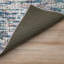 Tapis intérieur / extérieur bleu en polyester tissé à la machine Yakita-87382083