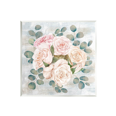 " Rustic Country Roses Arrangement " by Ziwei Li Painting Print