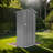 Small Metal Compact Garden Shed, Galvanized Iron with Waterproof Design & Solid Lock System