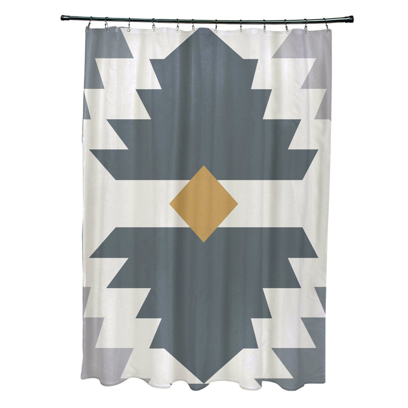 Rideau de douche Mathews Mesa, Gris