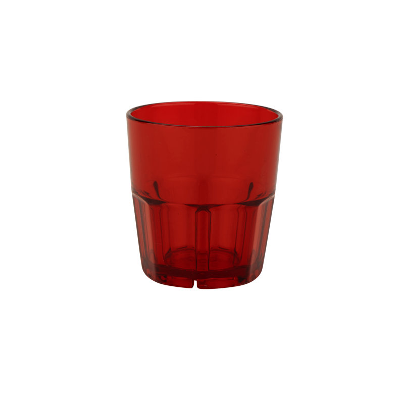 Le GE Ensemble de verres en verre 4 pièces, 9 oz, Rouge