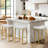 24" Modern Backless Saddle Counter Height Bar Stools With Metal Frame for Kitchen Island-1959783099