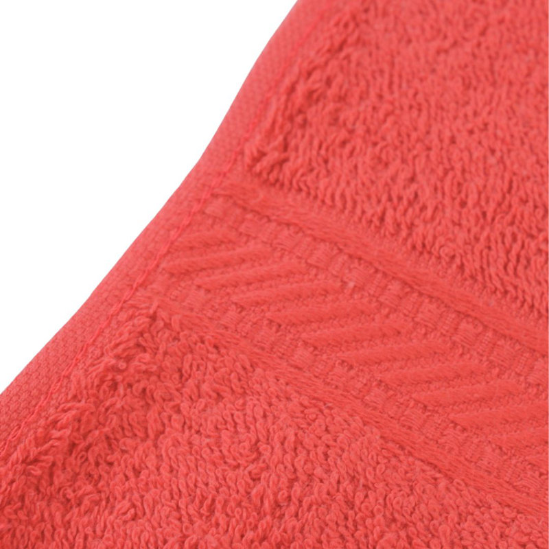 100% Cotton Hand Towel, Dark Brick