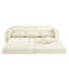 Canapé Boneless à droite, canapé modulaire en forme de L, canapé modulaire compressé en velours côtelé de style minimaliste moderne, déplier dans un lit, chambre à coucher, canapé Comfy-303013469