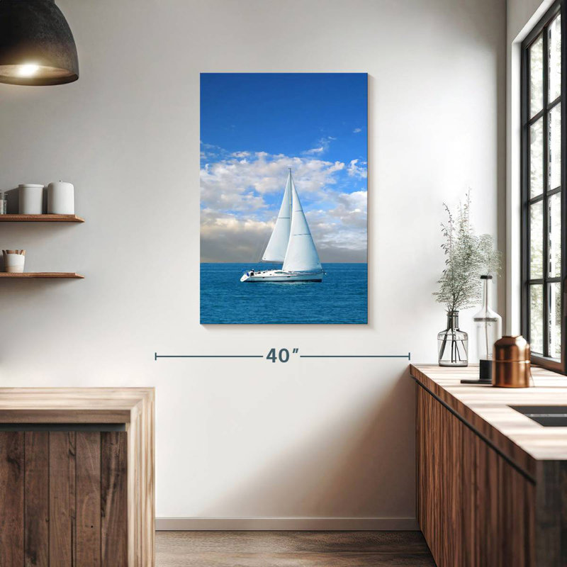 Mehar Modern Sailboat, 39" H x 26" W