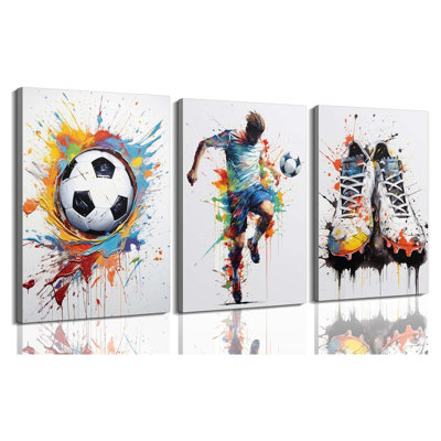 3 Piece Wrapped Canvas Wall Art
